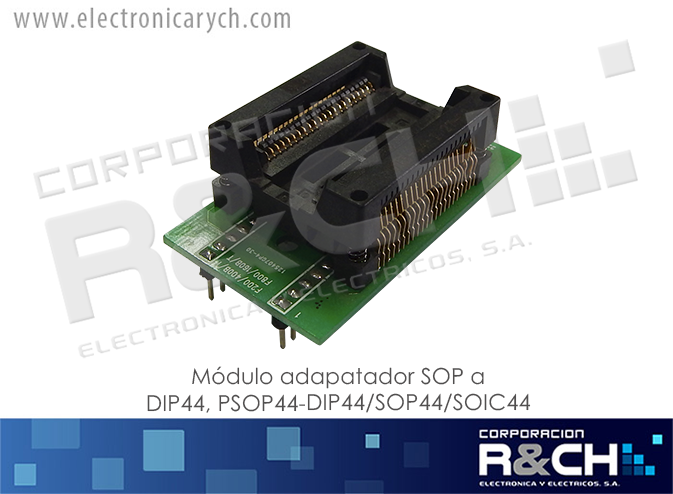 MD-SOIC44 modulo adapatador SOP a DIP44, PSOP44-DIP44/SOP44/SOIC44