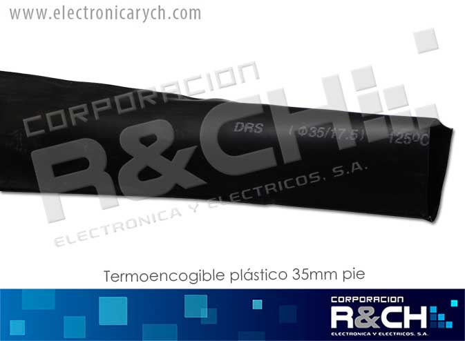 TP-35 termoencogible plastico 35mm. pie