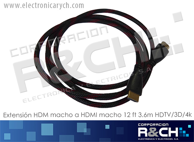 EX-MIYHDMI-12 cable HDMI macho a HDMI macho  12 ft  3.6m HDTV/3D/4k