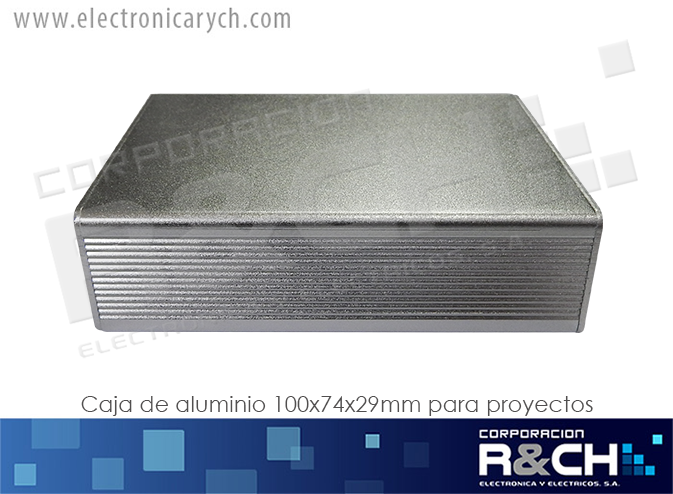 CJ-619 caja de aluminio 100x74x29mm para proyectos