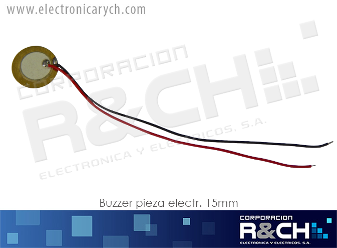 BZ-15MM buzzer piezo electr. 15mm