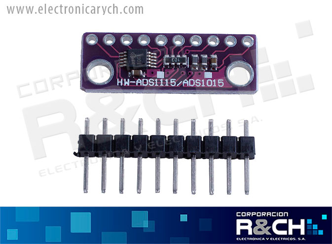MD-ADS1115 modulo ADC 16 bits 4 canales 2-5.5V