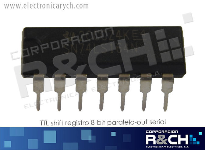 NTE74164 TTL shift registro 8-bit paralelo-out serial 74LS164
