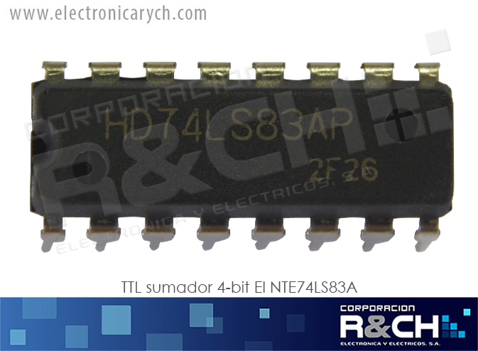 NTE74LS83 TTL sumador 4-bit 74LS83