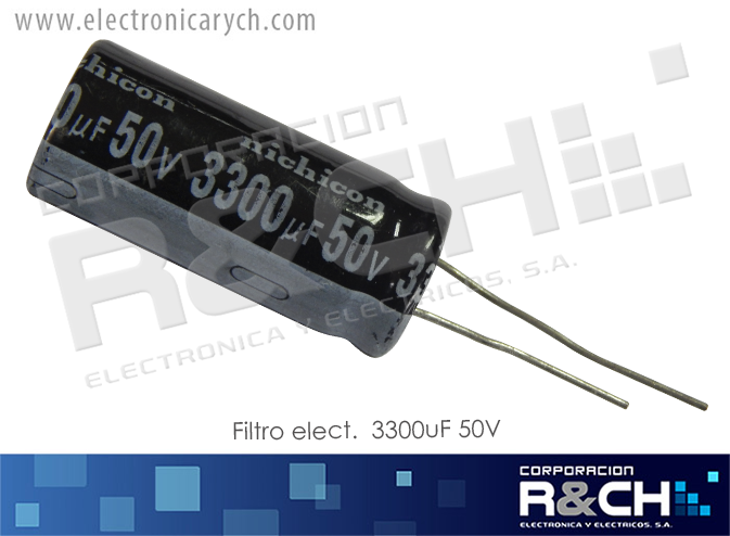 FE-3300U/50 filtro electrolitico 3300uF 50V