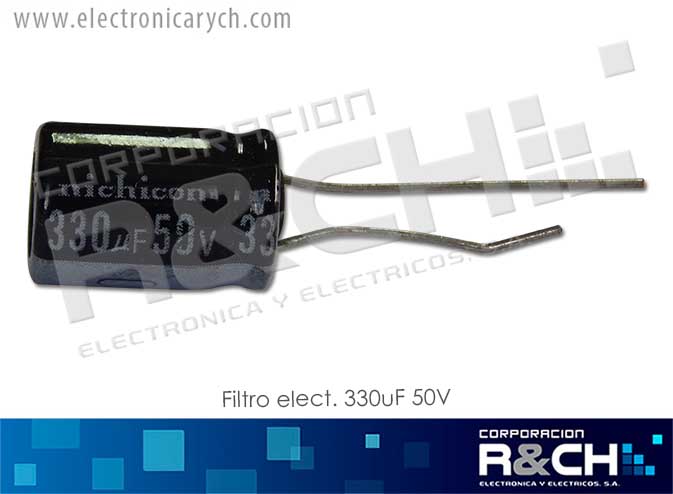 FE-330U/50 filtro electrolitico 330uF 50V