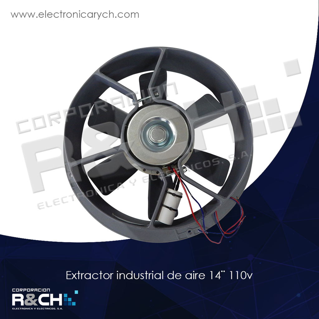 EX-14410 extractor industrial de aire 14¨ 110v