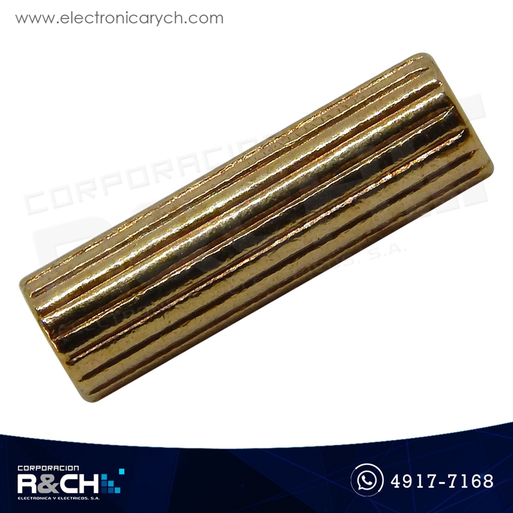 TN-210 Espaciador dorado 10mm hembra M2