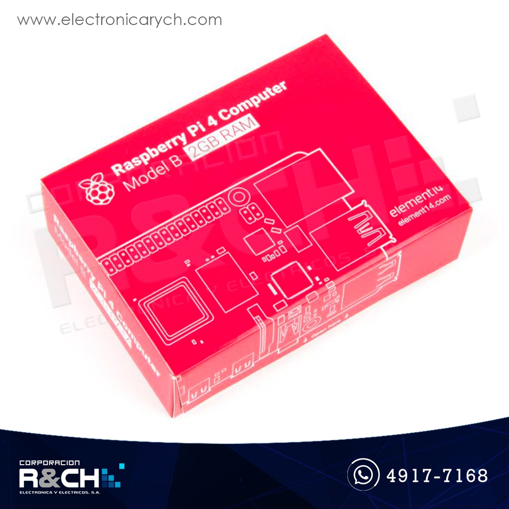 R-PI44 Raspberry PI 4 model B 4Gb BCM2711 SoC