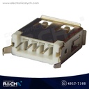 CN-100V Conector USB tipo A hembra vertical