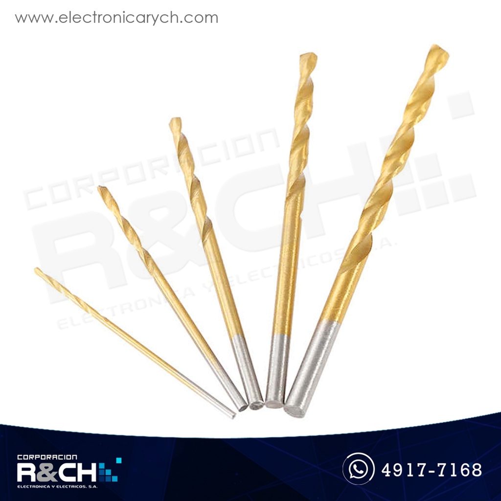 BC-1350 Broca set 1,1.5,2,2.5,3mm