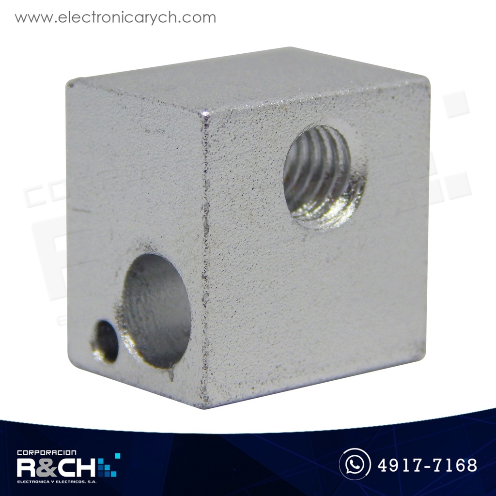 IP-1616 Disipador de aluminio para impresora 3D 16x16x12mm M3