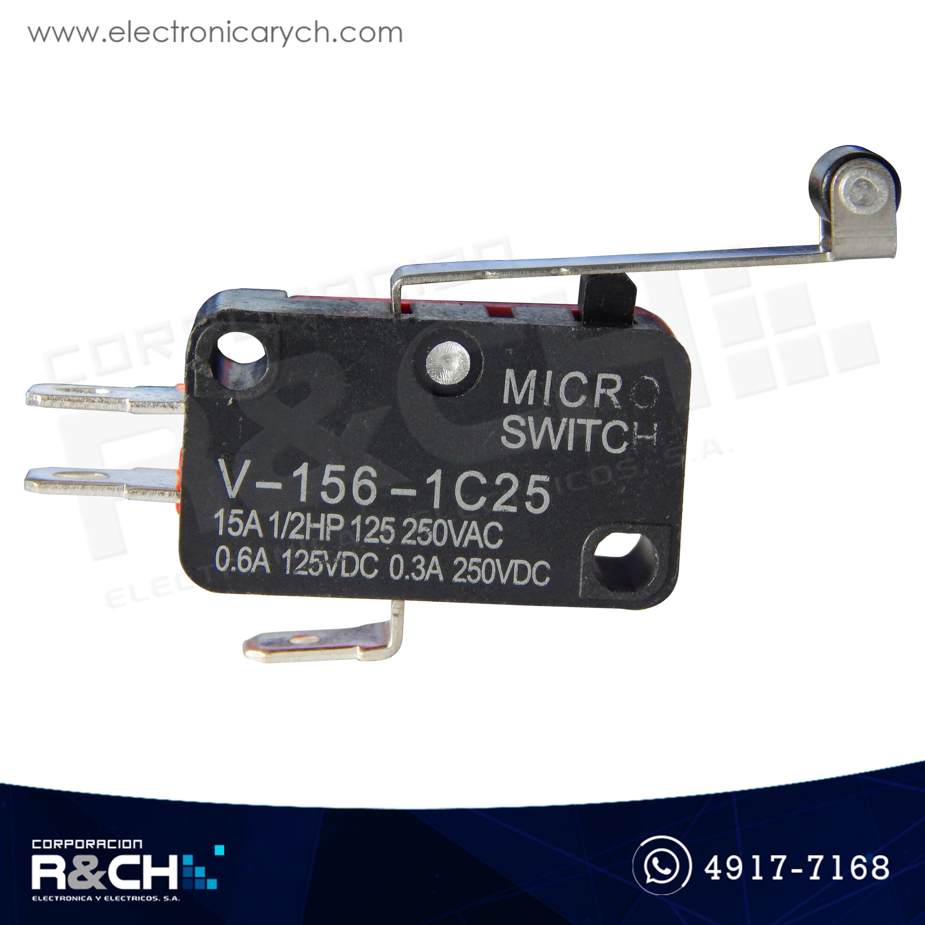 SW-156 Micro switch NC NO 6A 120V