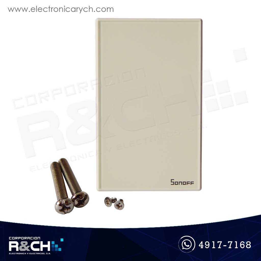 SW-T2US1C Switch Inteligente touch sencillo para empotrar wi-fi Sonoff