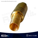 PL-RCAMB plug RCA metal negro