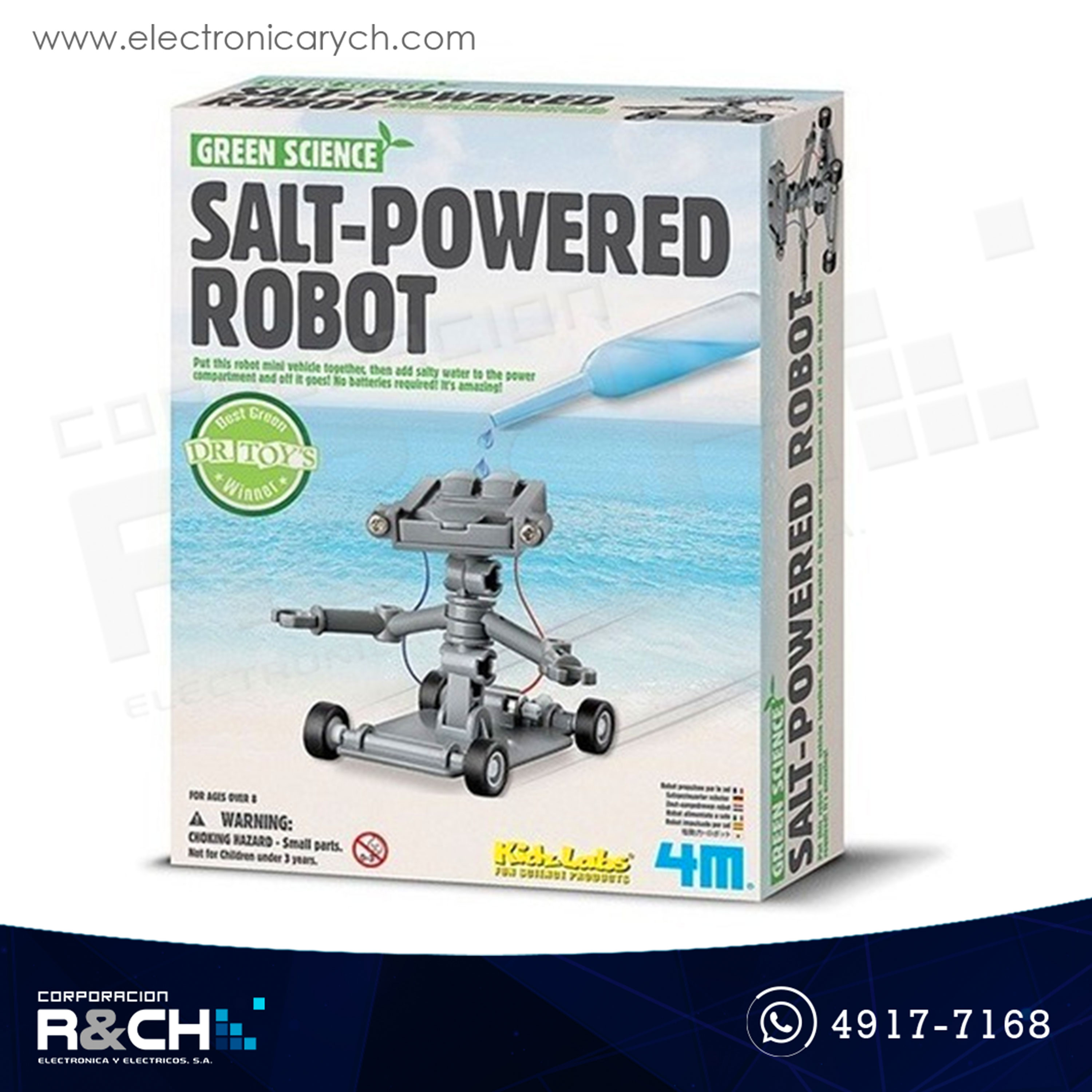SX-SAL kit robótica funciona con sal ideal para aprendizaje