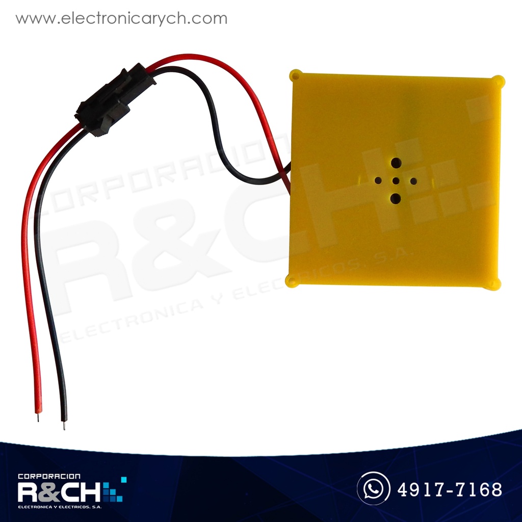 PS-3V Panel solar 3V 6x6cm 100mA monocrystalline incuye cables JST