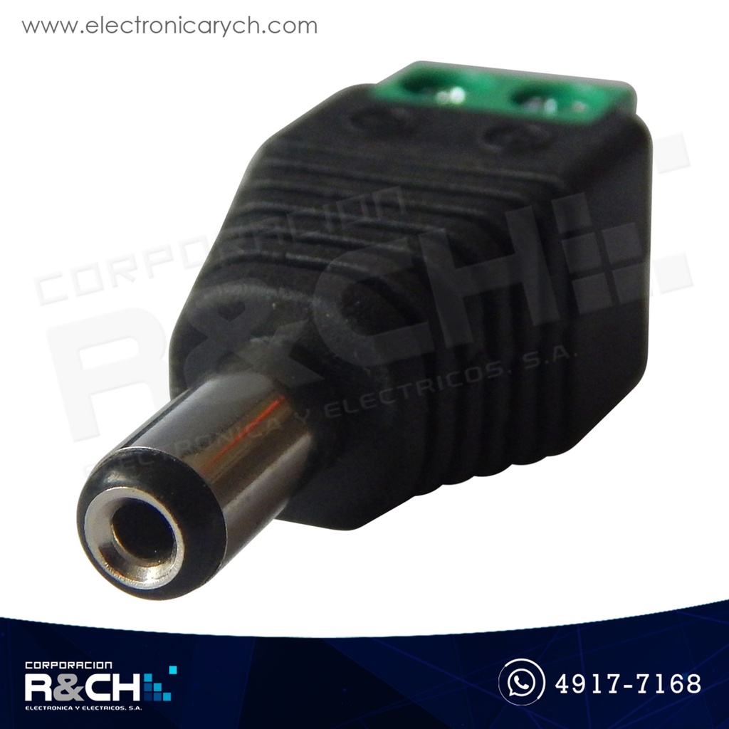 AD-5051 Adaptador DC 12V-16V tipo plug CCTV