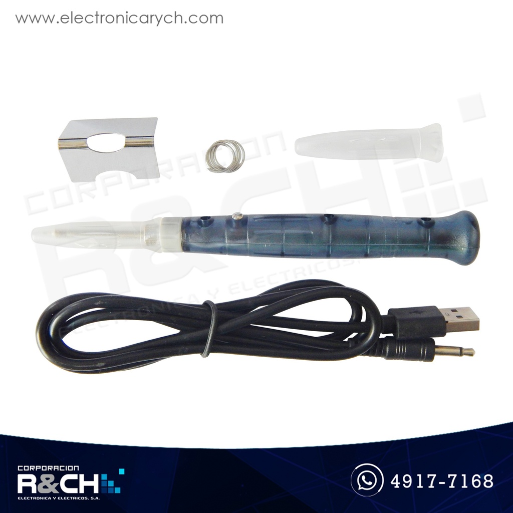 CT-BT-8U Cautín Mini 8W 5V tipo lapiz USB