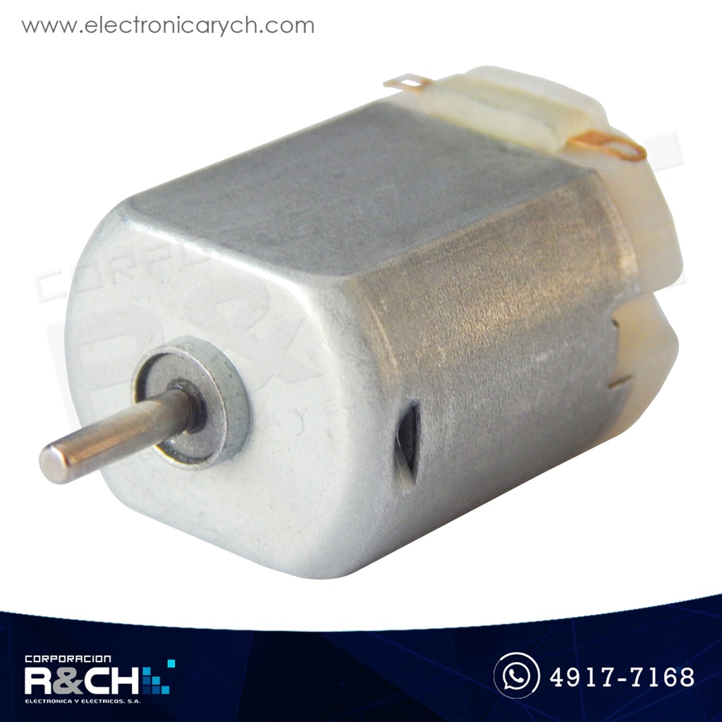 MT-0057 Motor DC 3.6 a 6V pequeño 1300 rpm