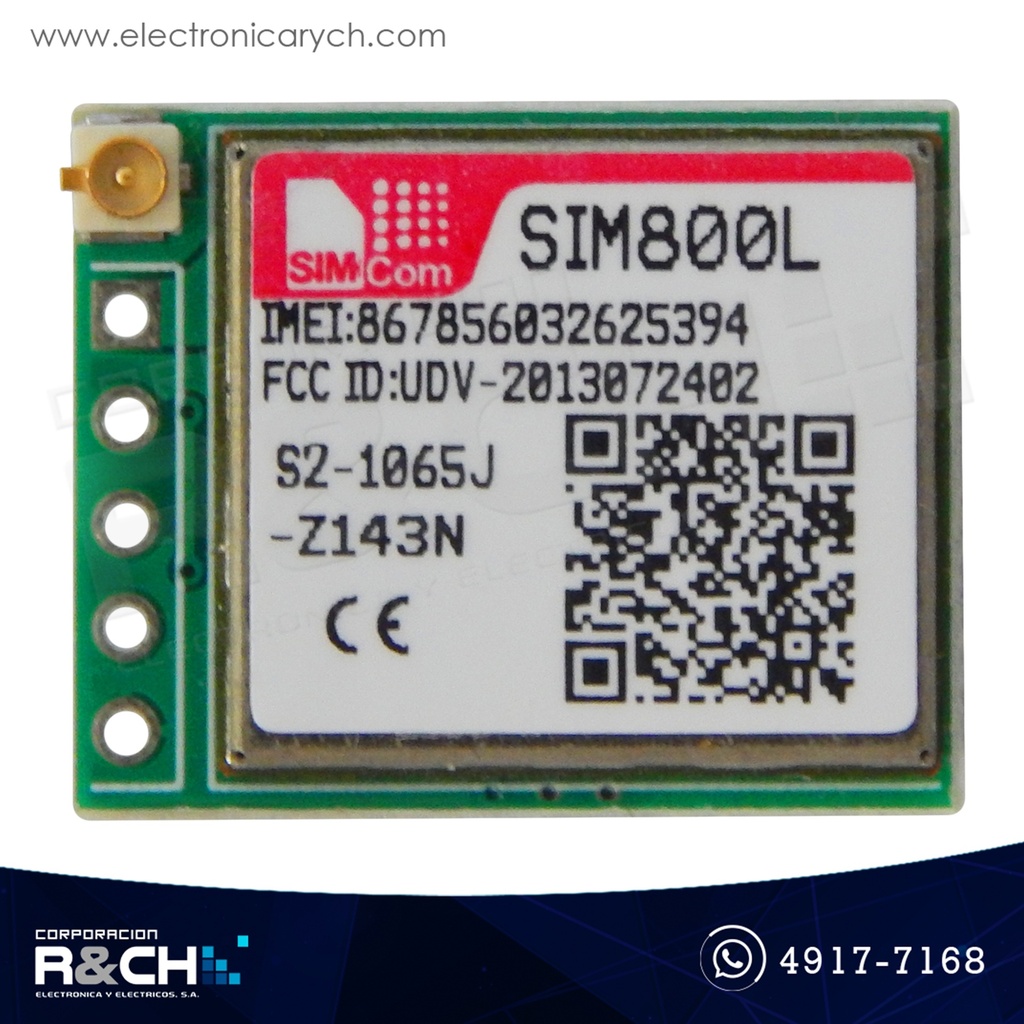 MD-GPRS800 Módulo GPRS SIM800L TCP con antena