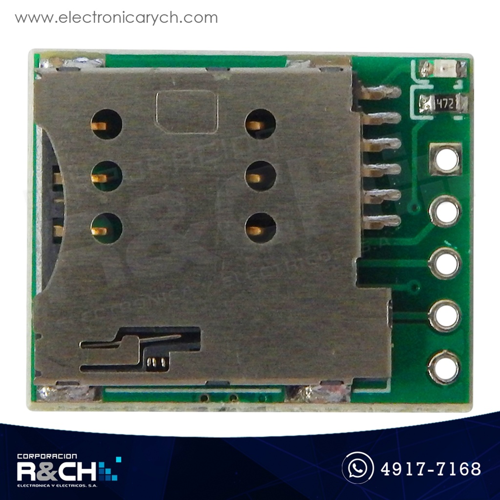 MD-GPRS800 Módulo GPRS SIM800L TCP con antena