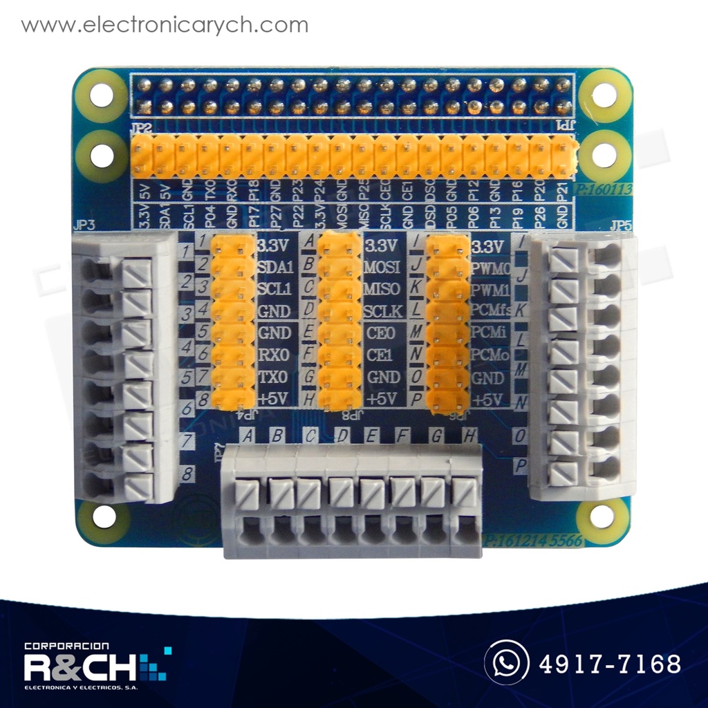 MD-GPIOR Placa de expansion para Raspberry Pi 3, 4