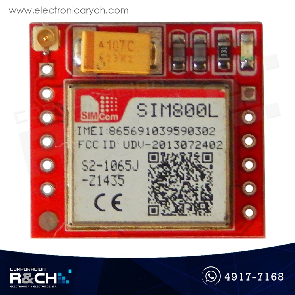 MD-GSM800L Módulo GSM GPRS SIM800L con antena