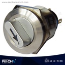 SW-222 Switch Selector 2 posiciones metal HQ 22mm