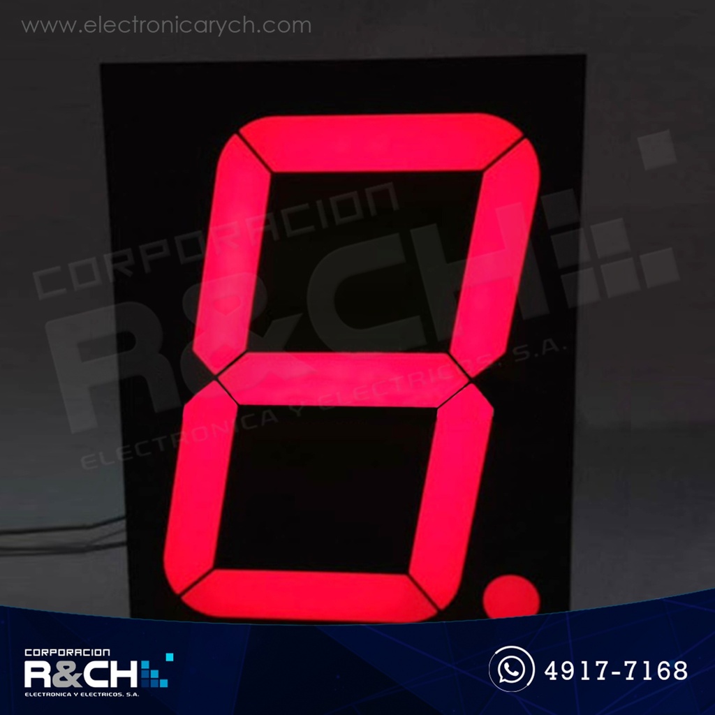 DP-74AR Display 4" 7 segmentos AC Rojo (0)