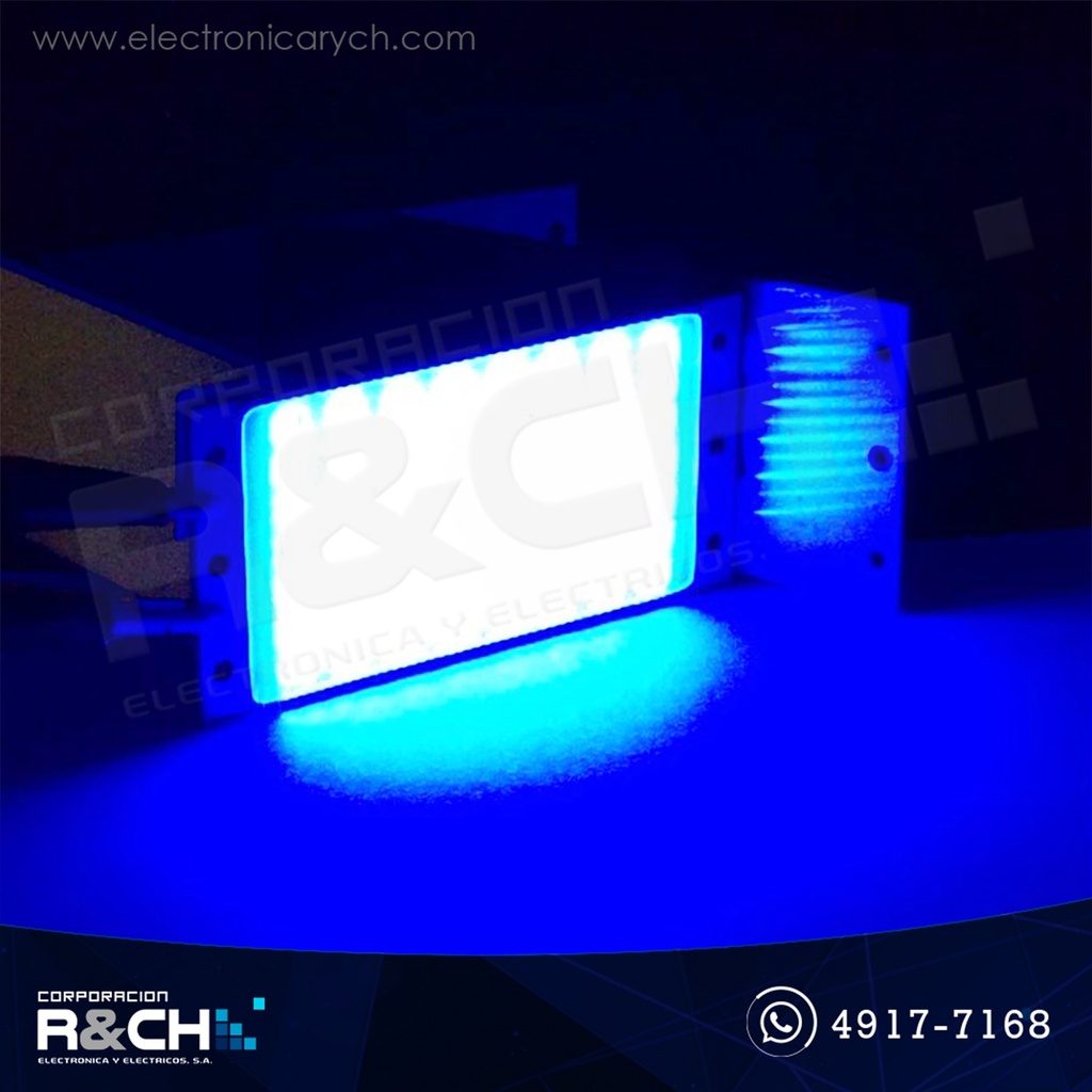LD-C15AZ LED Rectangular Tipo panel 15W Azul 12Vdc COB