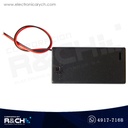 PR-B2XAACN Porta Bateria 2xAA Negro tipo Case Incluye Switch