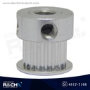 PL-618D Polea GT2 dentada 18d diametro ext=16mm diametro int=5mm banda 6mm