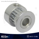 PL-618D Polea GT2 dentada 18d diametro ext=16mm diametro int=5mm banda 6mm