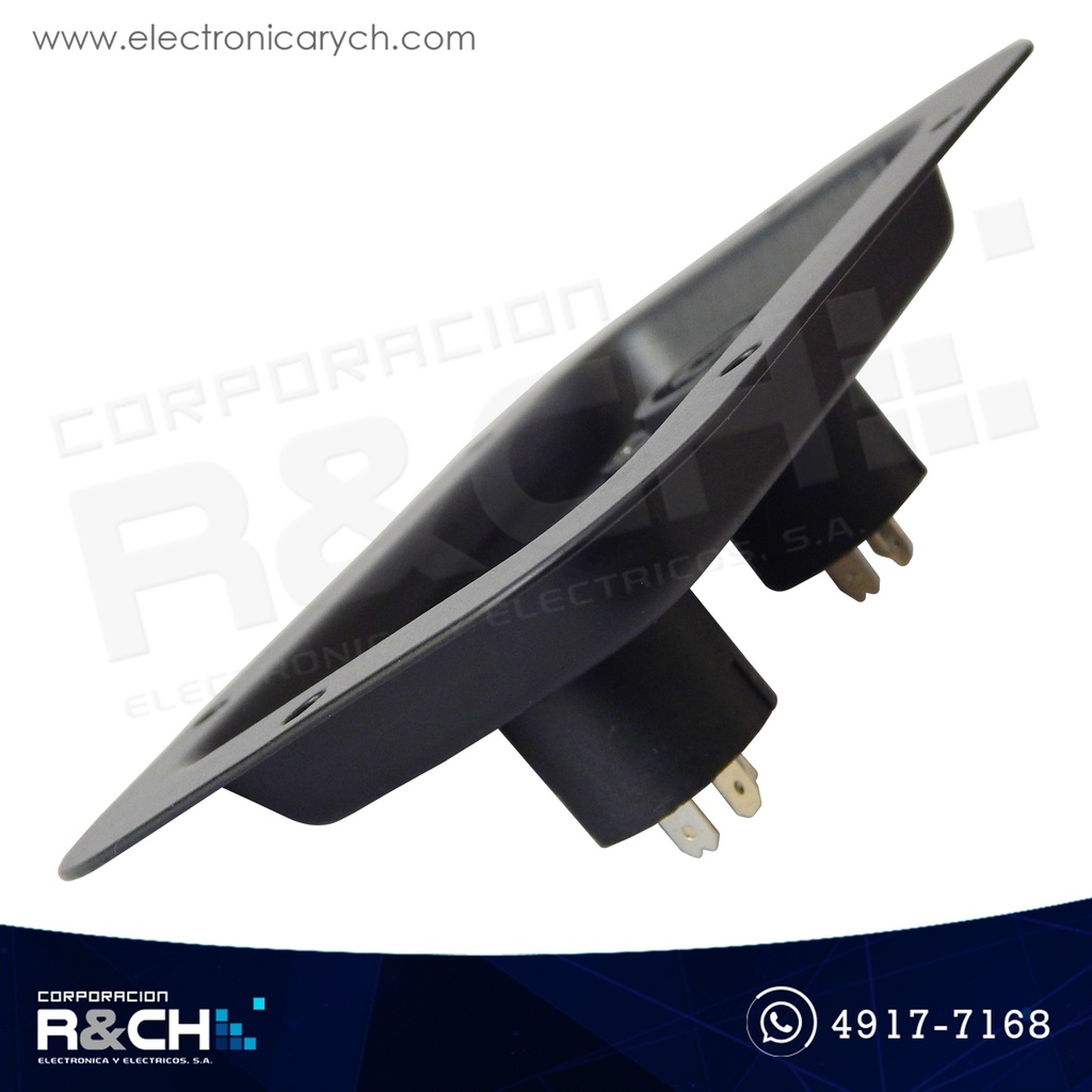 NB-520 Terminal doble para bocina rectangular speakon 5.4x3.5" mono