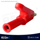 TM-592R Lagarto 30A Para Puntas de Multímetro Rojo