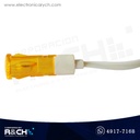BM-MD11Y Bombilla Luz Piloto Redonda Amarilla con Cable 220V