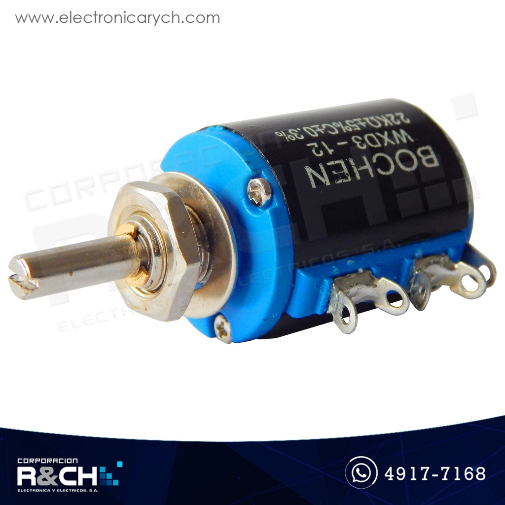 PT-WXD3-12-22K Potenciometro Multivuelta 22K 1W WXD3-12-1W