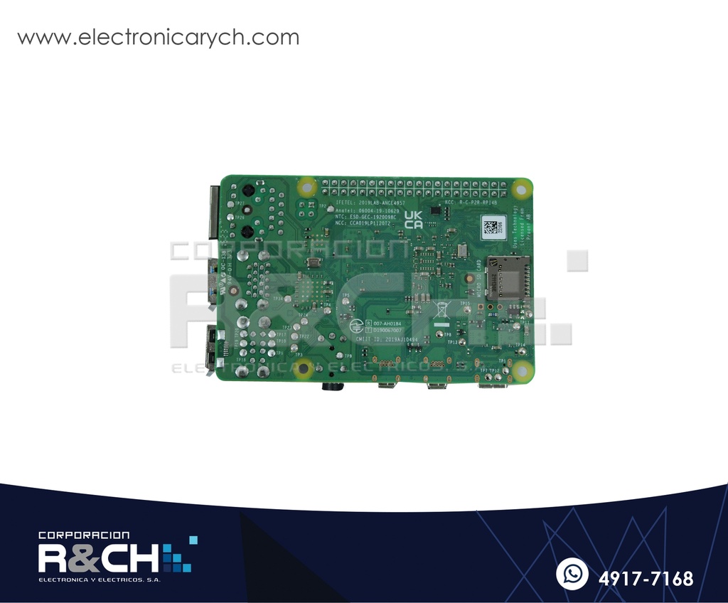 R-PI48 Raspberry PI 4 model B 8Gb BCM2711 SoC