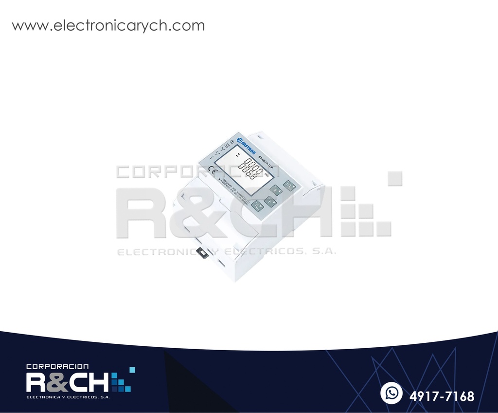 SDM630-TCP Medidor de Energía Bidireccional Modbus TCP trifásico