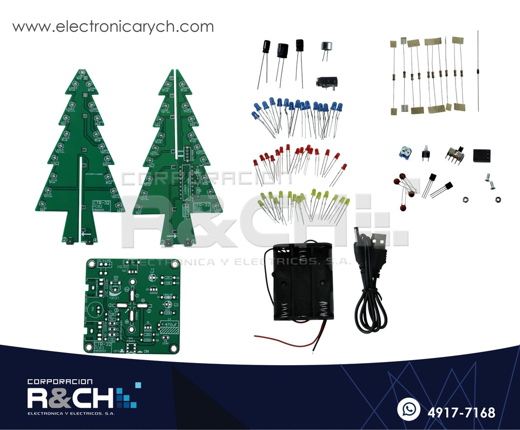 SX-116 Kit Arbol de Navidad activado por voz