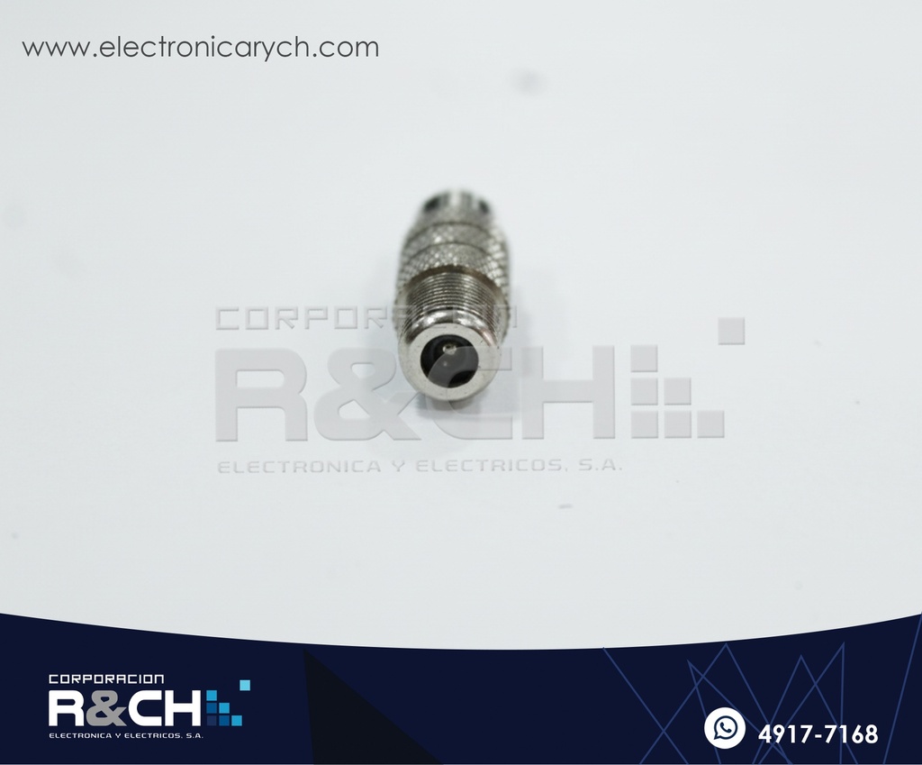 AD-018 adaptador jack coaxial plug RCA