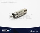 AD-018 adaptador jack coaxial plug RCA
