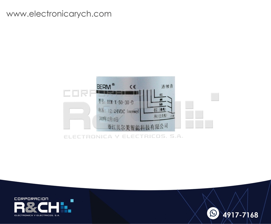 BZ-503T Luz con Buzzer de advertencia 3 Colores