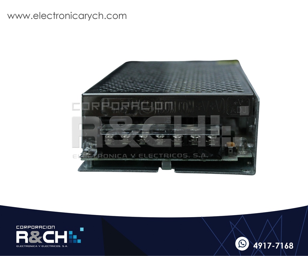 FE-2408A Fuente 24V 8.3A aluminio con Ventilador