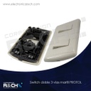 BT-1201 switch doble 3 vías marfil PROTOL