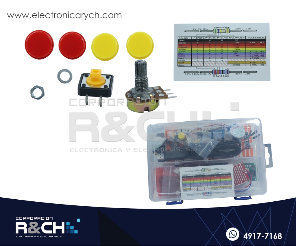 SX-1003 Kit Raspberry Pi aprendizaje inicial, no incluye Placa Raspberry