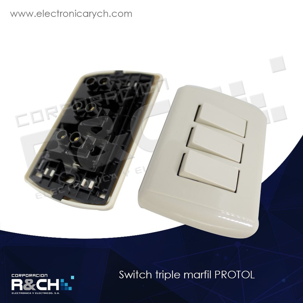 BT-1300 switch triple marfil PROTOL