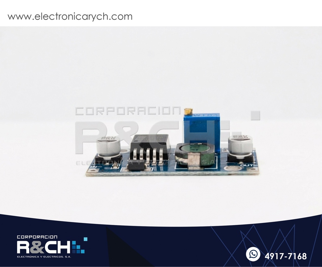 MD-LM2596 modulo regulador  DC-DC 2A, Vi=3-40, Vo=1.3-35 ajus step-down