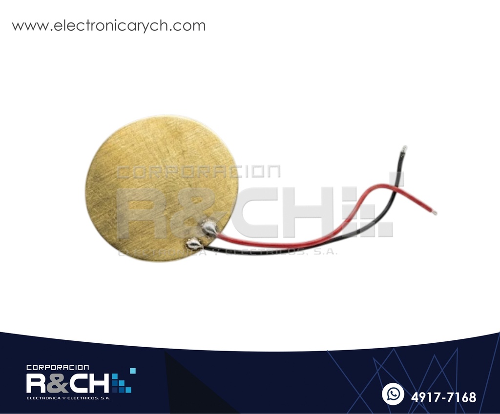 BZ-27MM buzzer piezo electr. 27mm transconductor ceramico